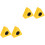 4Pièces Microphone Station Logo ABS Interview 3