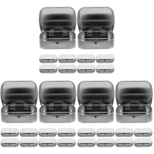 36St Compacte Tinplate Box Met Kleine Bewaarblikken 2