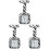 3St Quartz Zakhorloge Design Met Zebra Print 3