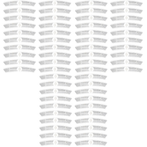 60Pièces Réflecteurs Blancs Visibilité Faciles 1