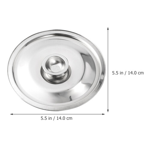 4Stk Deckel Für Gewürztöpfe Mit Praktischem Griff in Silber 1