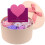 4Pièces Décorations Fleurs Violet Durable Et 3