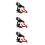 3Paires Levier Rouge Ajustable Aluminium 5