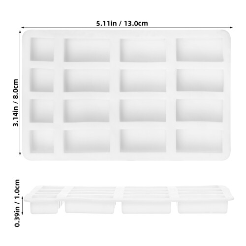 12Pièces Moule À Miniature En Silicone Rose Pour Décor DIY 2