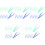 75Pièces Pinces En Plastique Bleues Multiusages Pour 3