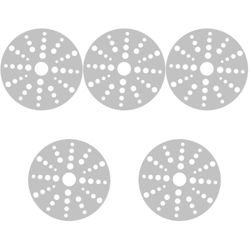 5Pièces Plaques Conduction Chaleur Induction Résistantes Argentées 1