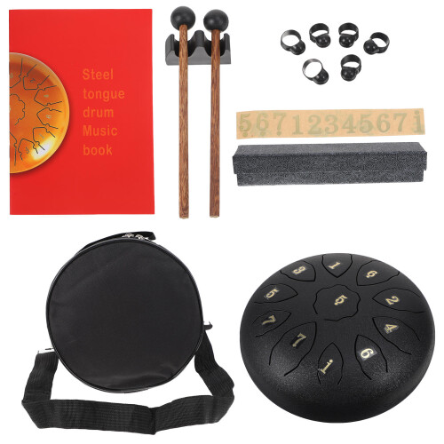 2Sets Carbon Ethereal Drum Met Geluid Zwart 1