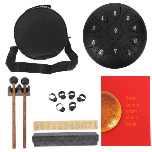 2Sets Carbon Ethereal Drum Met Geluid Zwart 2