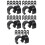 200Pièces Clips C En Noir Pour Câbles De Guide 9