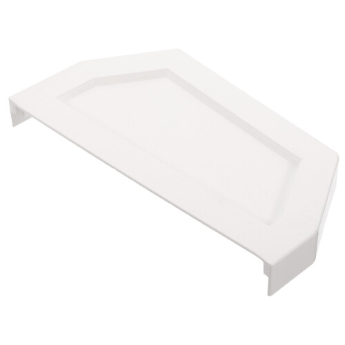 3Pièces Bouchons D'extrémité Gouttière PVC Blancs Anti- 1