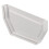 3Pièces Bouchons D'extrémité Gouttière PVC Blancs Anti- 3