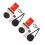 2Sets Carbon Ethereal Drum Met Geluid Zwart 7