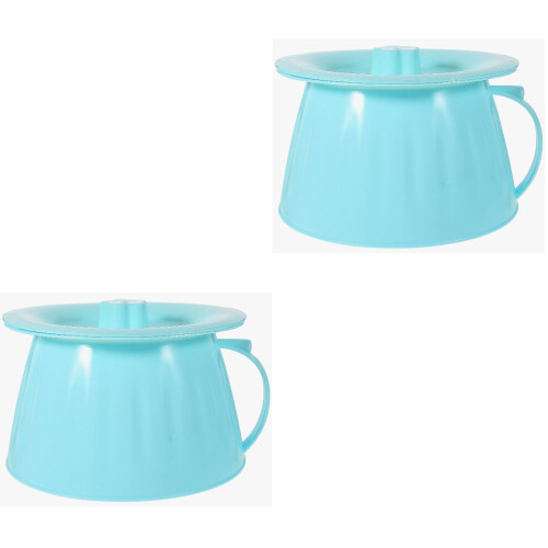 2Pièces Pot De Portable En PP Résistant Pour 2