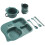 3Sets Baby Set Met Kom Beker En Dino Compartiment 2