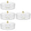 4Pièces Plateau Snack Transparent Grande Pour 7