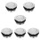 6Pièces Couvre-Réservoir Argent Pression Avec Joint Étanche 10