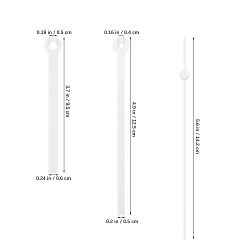 30Ensembles Aiguilles De Montre Blanches Remplacement Kit Pièces DIY 2