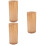 3St Premium Khaki Bamboe En Stokjes Opslagcontainer 7