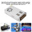 Aluminum Alloy Universal Switching Mode Power Supply Module, Compact Solution for Surveillance Camera LED Strips 7