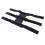 3Pièces Nylon Noir Fixation Extincteur Lampe Gobelet 10