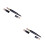 2Pcs Matte Lips Liner Pencil with Double Ended Lipstick 8
