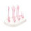 3Pièces Séchoirs Bébé Rose, Support Compact Polyvalent 2
