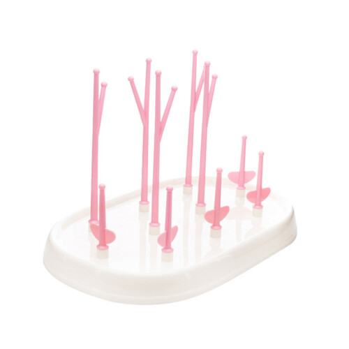 3Pièces Séchoirs Bébé Rose, Support Compact Polyvalent 1