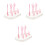 3Pièces Séchoirs Bébé Rose, Support Compact Polyvalent 4