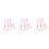 3Pièces Séchoirs Bébé Rose, Support Compact Polyvalent 5