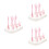 3Pièces Séchoirs Bébé Rose, Support Compact Polyvalent 7