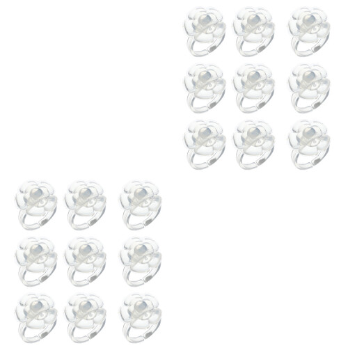 2 Pack Nail Polish False Holder Ring Manicure Art 2