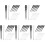 200Pcs Portable Golf Pencils Plastic Assorted Colors Erasable Writing 1