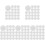 2500Pcs White Adhesive Felt Circles Decorative Pads for DIY Clothes 1