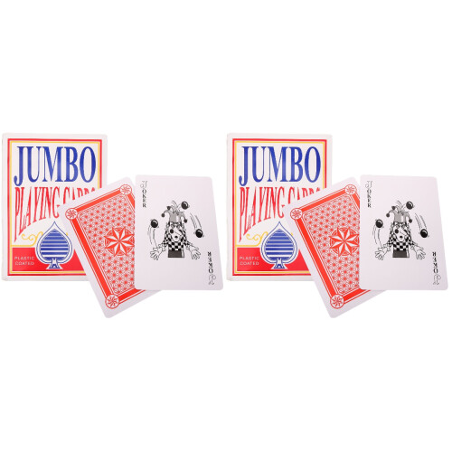 2Sets Assorted Color Large Paper Cards Entertaining Game for Party Use