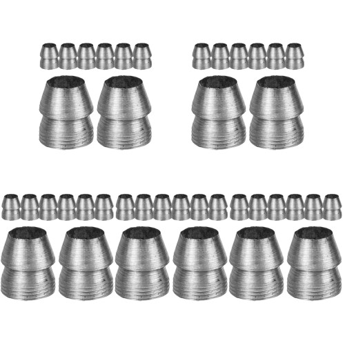 40Pcs Sturdy Silver Iron Handle Metal Wedges for Home Use