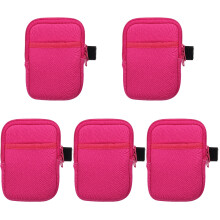 5Pcs Rosy Neoprene Water Bottle Pouch Portable Outdoor Bottle Pocket