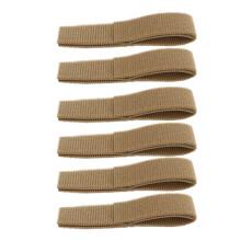 6 Stück reißfeste Nylon-Kabelbinder, hellbraun, 30 cm Kabel-Organizer