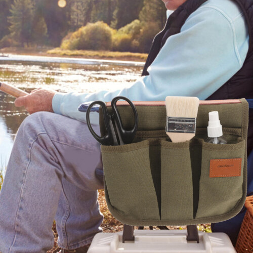 2Pièces Pochette Suspendue Pour Chaise De Camping 2