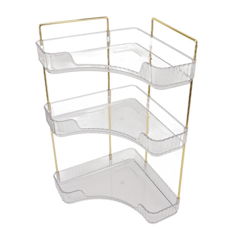 Make-up-Regal Organizer mit 3 Ebenen Eckform 1