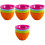 48Pcs Assorted Color Bowls Reusable for Household Use 2