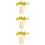 300Pièces Piques Bois Naturel Portable Accessoires 11