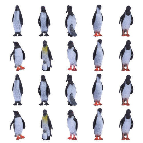 96Pièces Mini Figurines Simulés, Jouets En Résine Colorés 1