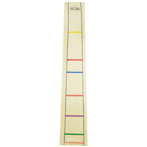 3Pcs Easy-Remove Yellow Cello Fingerboard Label Stickers for Learning 1