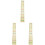 3Pcs Easy-Remove Yellow Cello Fingerboard Label Stickers for Learning 3