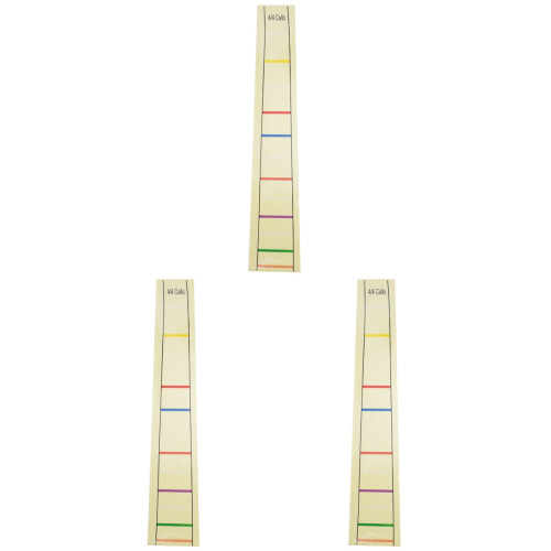 3Pcs Easy-Remove Yellow Cello Fingerboard Label Stickers for Learning 2