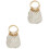 2St Witte Gevlochten Dames Clutch Handtas 2
