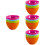 48Pcs Assorted Color Bowls Reusable for Household Use 5