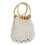 2St Witte Gevlochten Dames Clutch Handtas 7