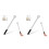 2Pcs Silver Blind Rod with Hook Lightweight Aluminum Plastic 8