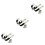 6Pièces Support Mural Durable Argenté Pour Fusils Semi-Automatiques 5